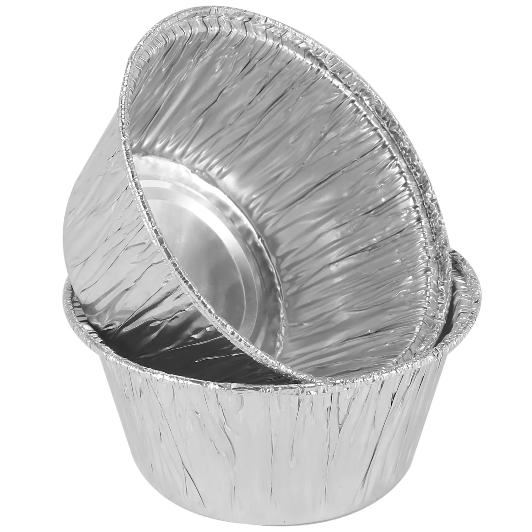 150 Pcs Aluminum Foil Cupcake Cups Ramekin Muffin Baking Cups Disposable Muffin Liners