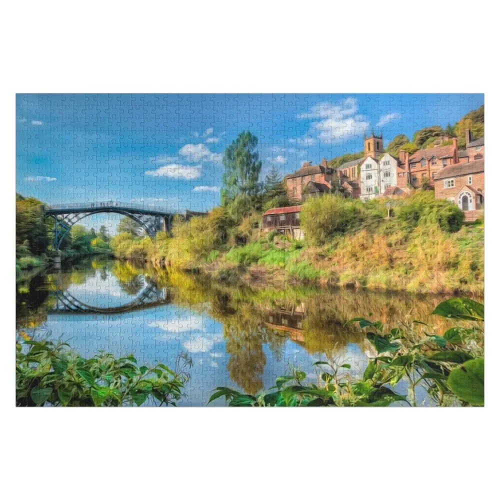 

The Iron Bridge Shropshire 1779 Jigsaw Puzzle Wood Animals Baby Toy Custom Photo Customizeds For Kids Puzzle