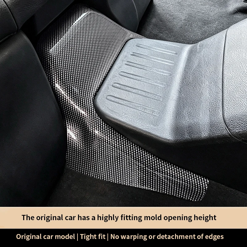 For 2024-2026 Toyota Prado Central Control Console New Armrest Box Anti-Kick Rear Air Outlet AC Panel for Vehicle Modification