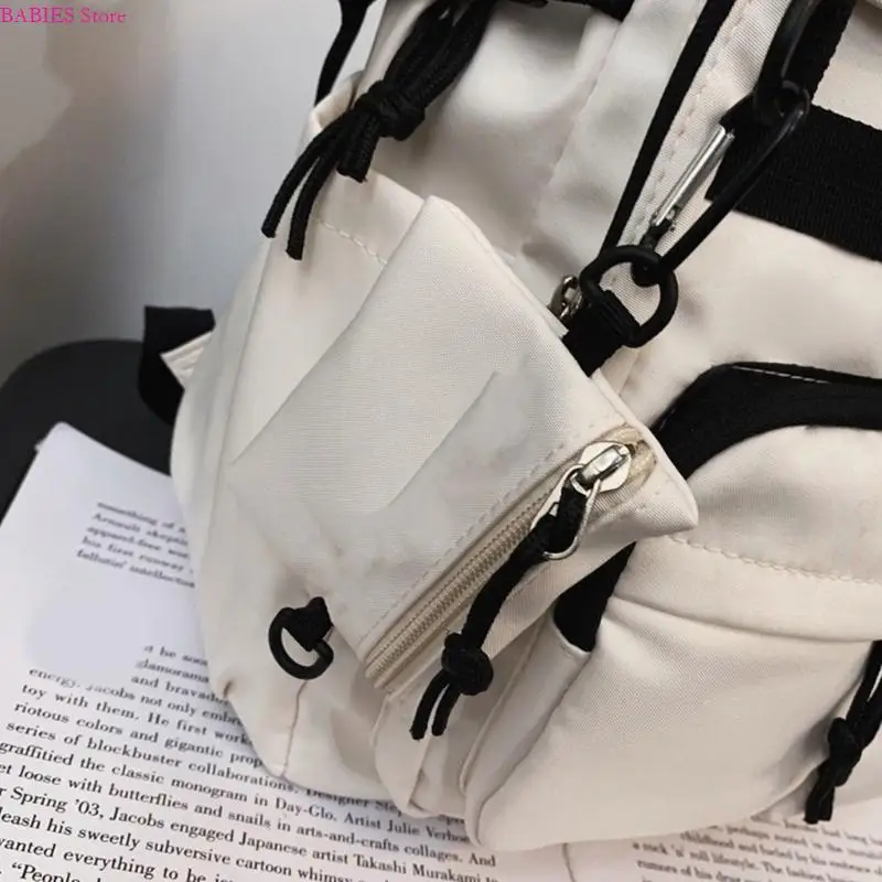 

C9GB Fashionable Nylon Daypack for Travel and Work with Comfortable Shoulder Straps School Backpack Large Capacity Book Bag