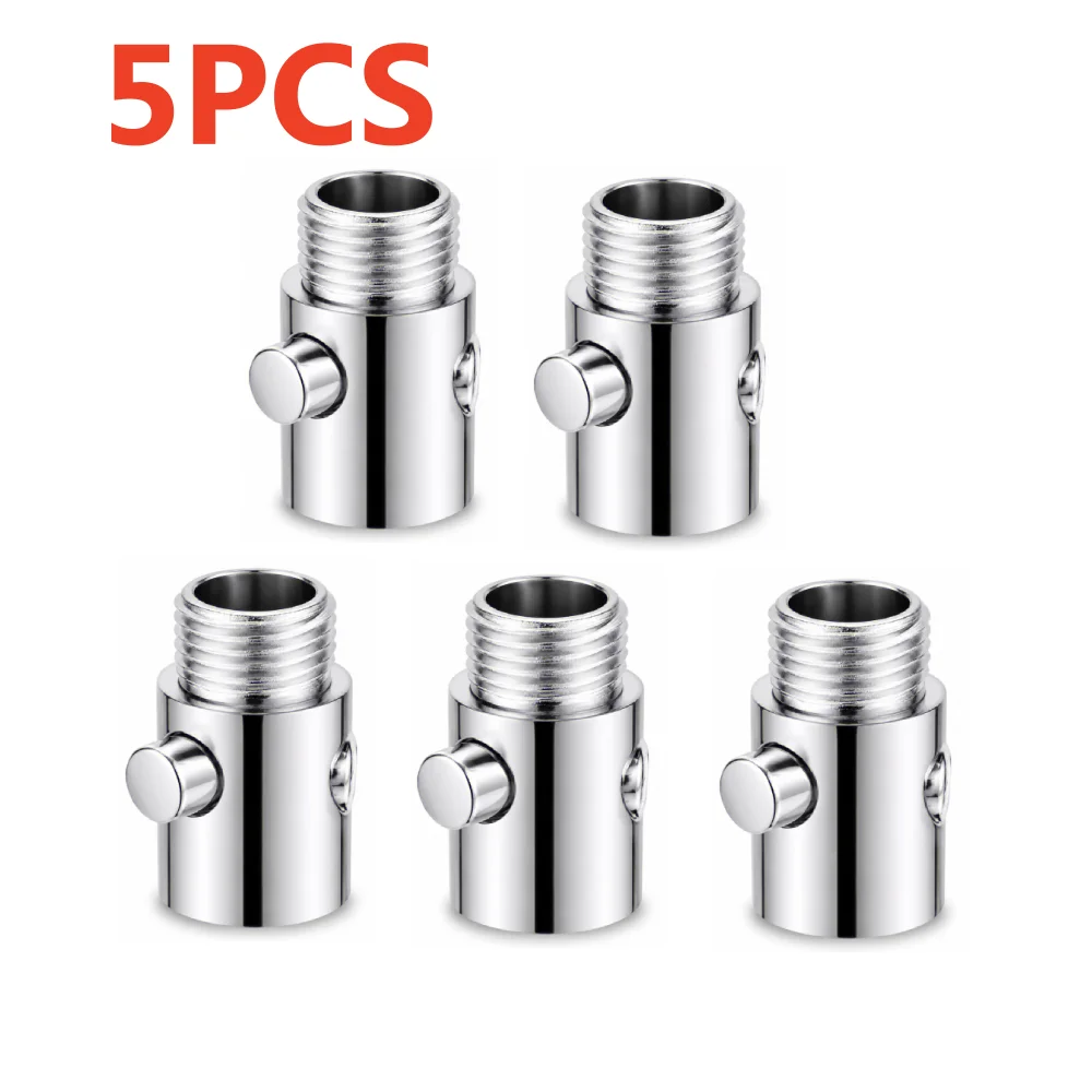 5/1PCS Quick Pause One-Button Shower Head Control Switch Water Flow Stop Valve Bathroom Accessory Shower Head Controller