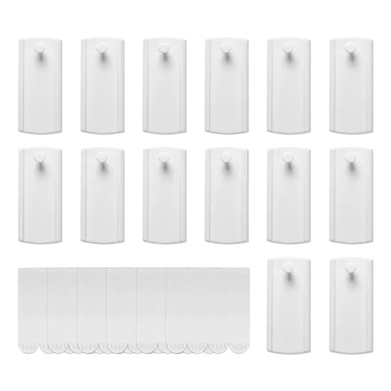 

B08B-Removable Adhesive Strip 14 Universal Frame Hangers, Wall Mount For Keyhole And All Frames, No Damage