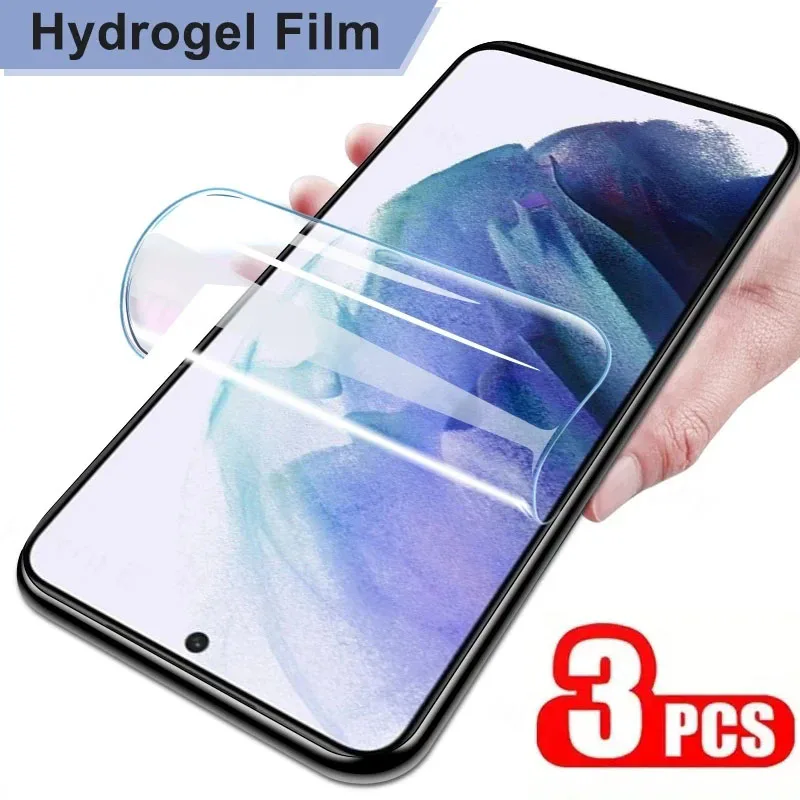 3Pcs Hydrogel Film For Vivo Y21S Screen Protector For Vivo Y31 Y21 Y20 Y20S Y20i Y53S Y33S Y12S Y11S