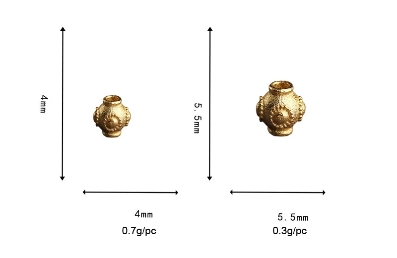 Distanziatori in argento 100% 925 fatti a mano Bracciale in argento fai da te Perline distanziatrici Accessori per gioielli