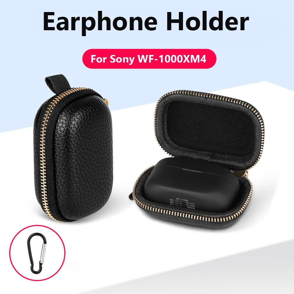 Earphone Holder Case EVA Zipper Storage Bag Carrying Box for Sony WF-1000XM4 Headphone Portable Waterproof Earbuds Accessories