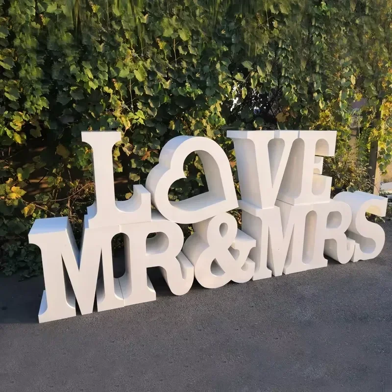 Custom Alphabet Number Lights 3D LED Letter Sign Night Light Outdoor for Bar Hotel Wedding Festival Decoration