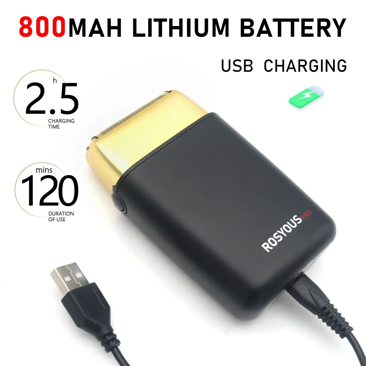 Barber Professional Hair Cutting Machine for Men Professional Kit DLC Blade 10000RPM VGR V-196 V-996 ROSYOUS RS-620