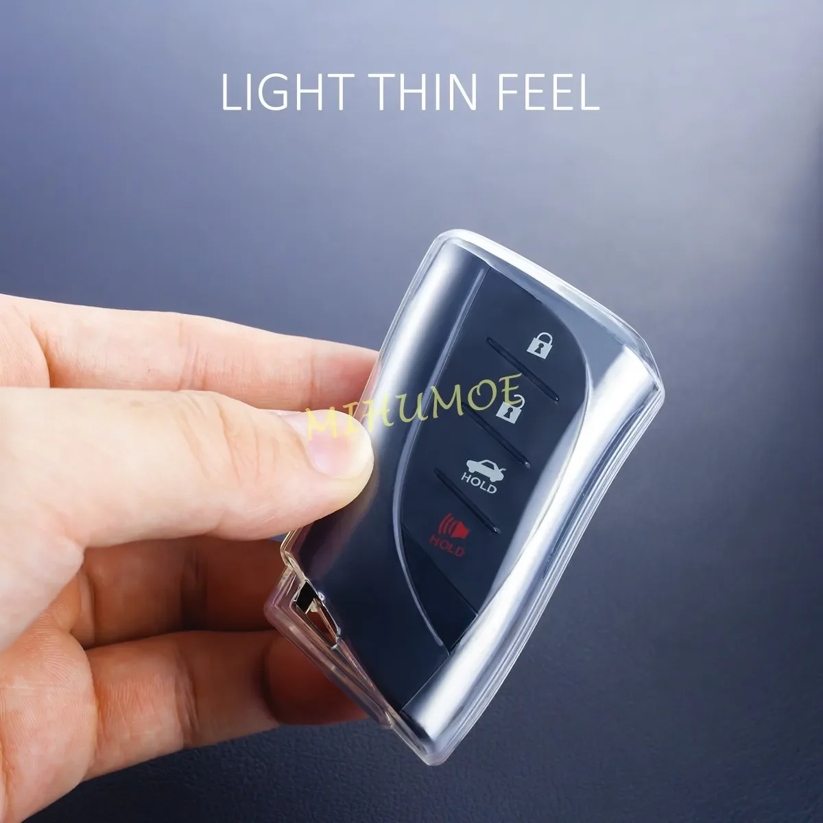 Transparent Clear Car Key Fob Cover Case Holder For Lexus LBX NX RX RZ GX UX ES LC LX LS 200 250 300 300h 350 350h 450h 500h