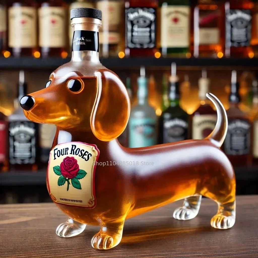 Eagle Whiskey Bottle, high borosilicate glass bubble bottle, animal - shaped new product, animal - shaped bottle