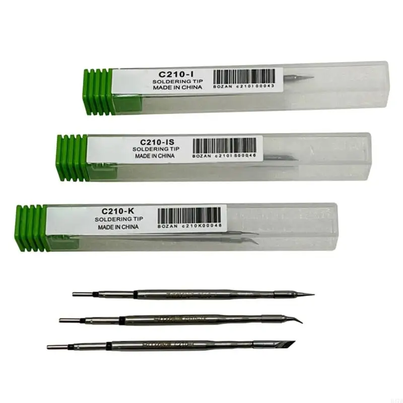 

H37D Stainless Steel Soldering Iron Tips Highly Conductive for C210 Soldering Station