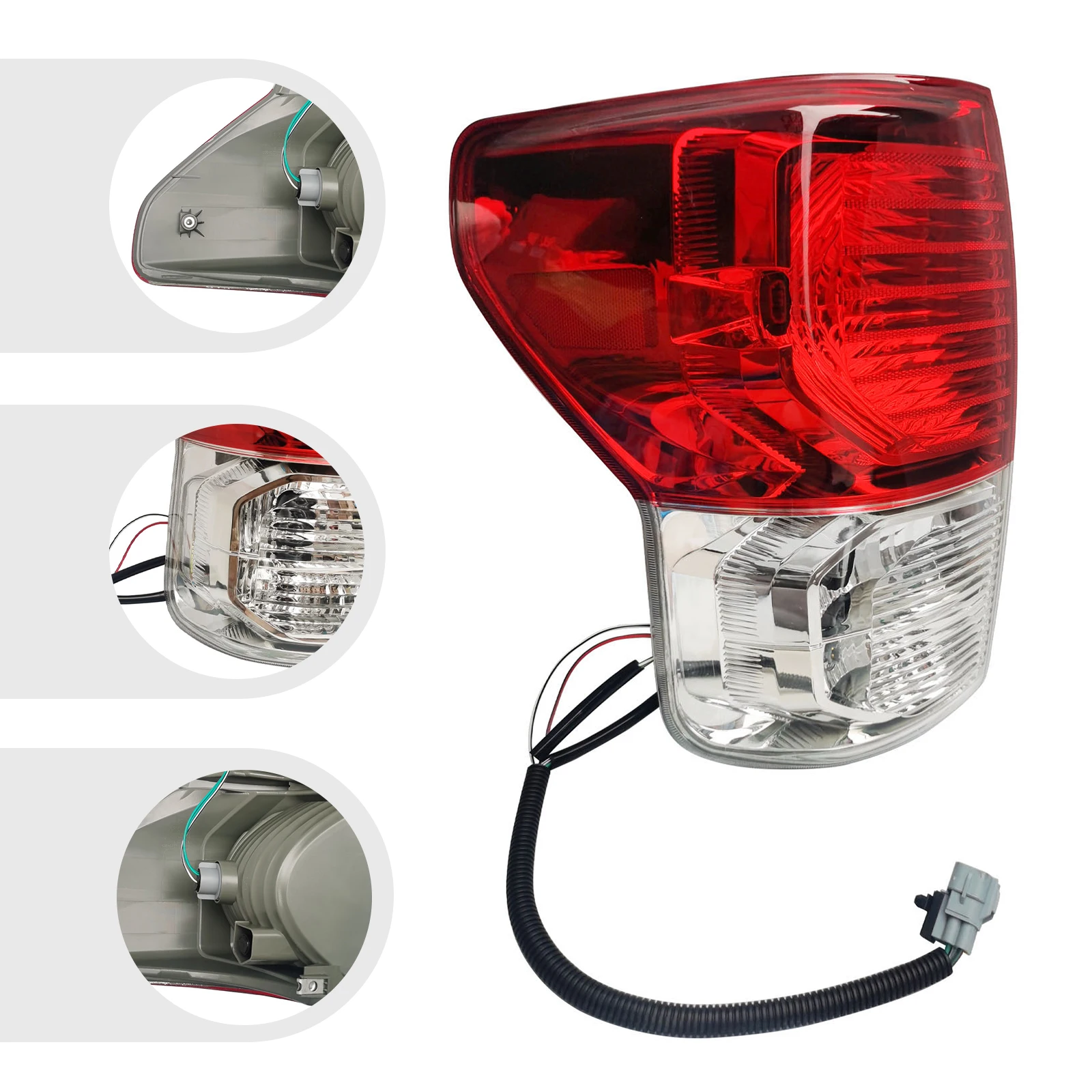 1 زوج ملحمة الإضاءة OE نمط استبدال الفرامل الخلفية الذيل ضوء الجمعية متوافق لتويوتا 2010-2013 الجانب الأيمن والأيسر
