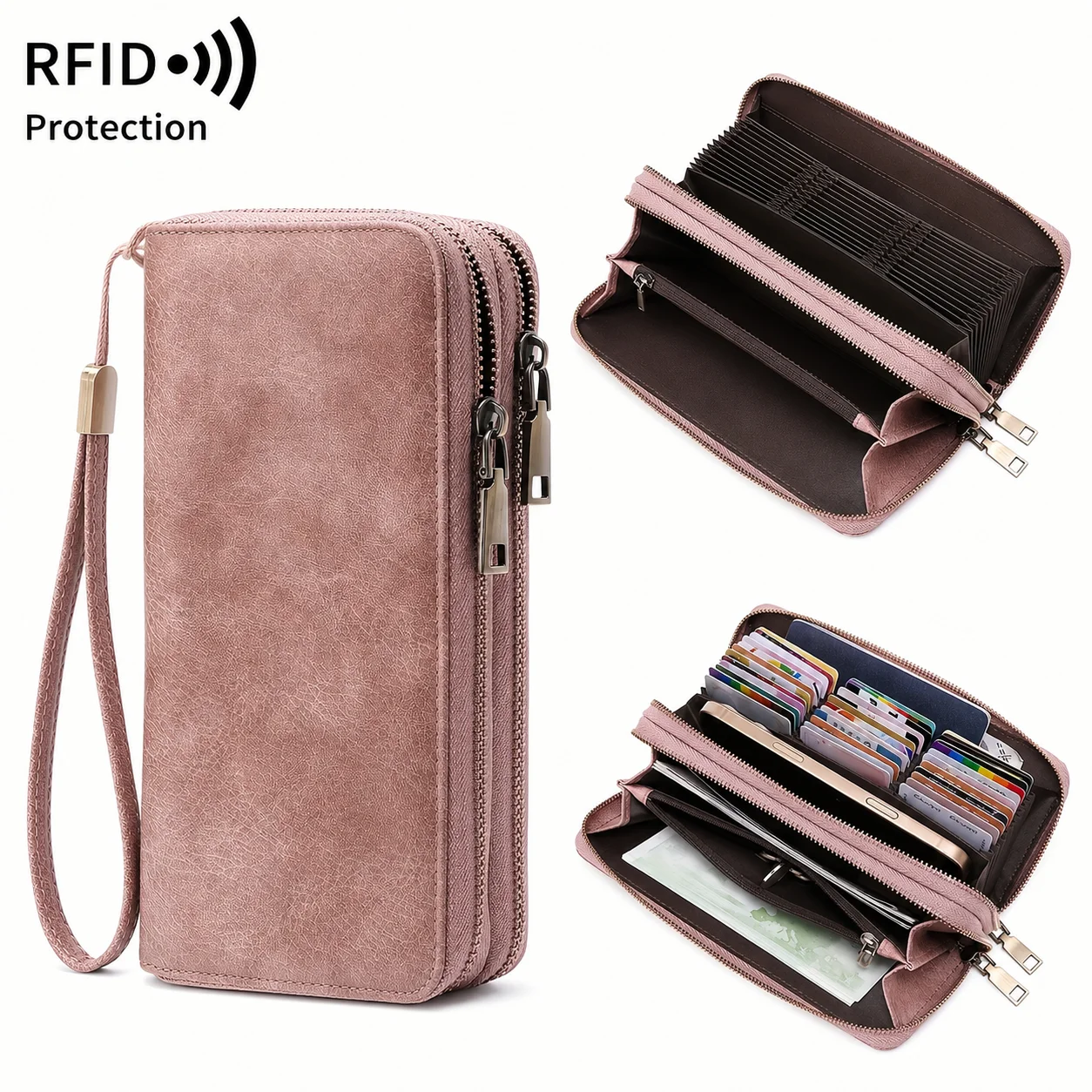 Dompet Panjang Anti RFID Wanit - Passport Wallet Rfid ulasan dan harga
