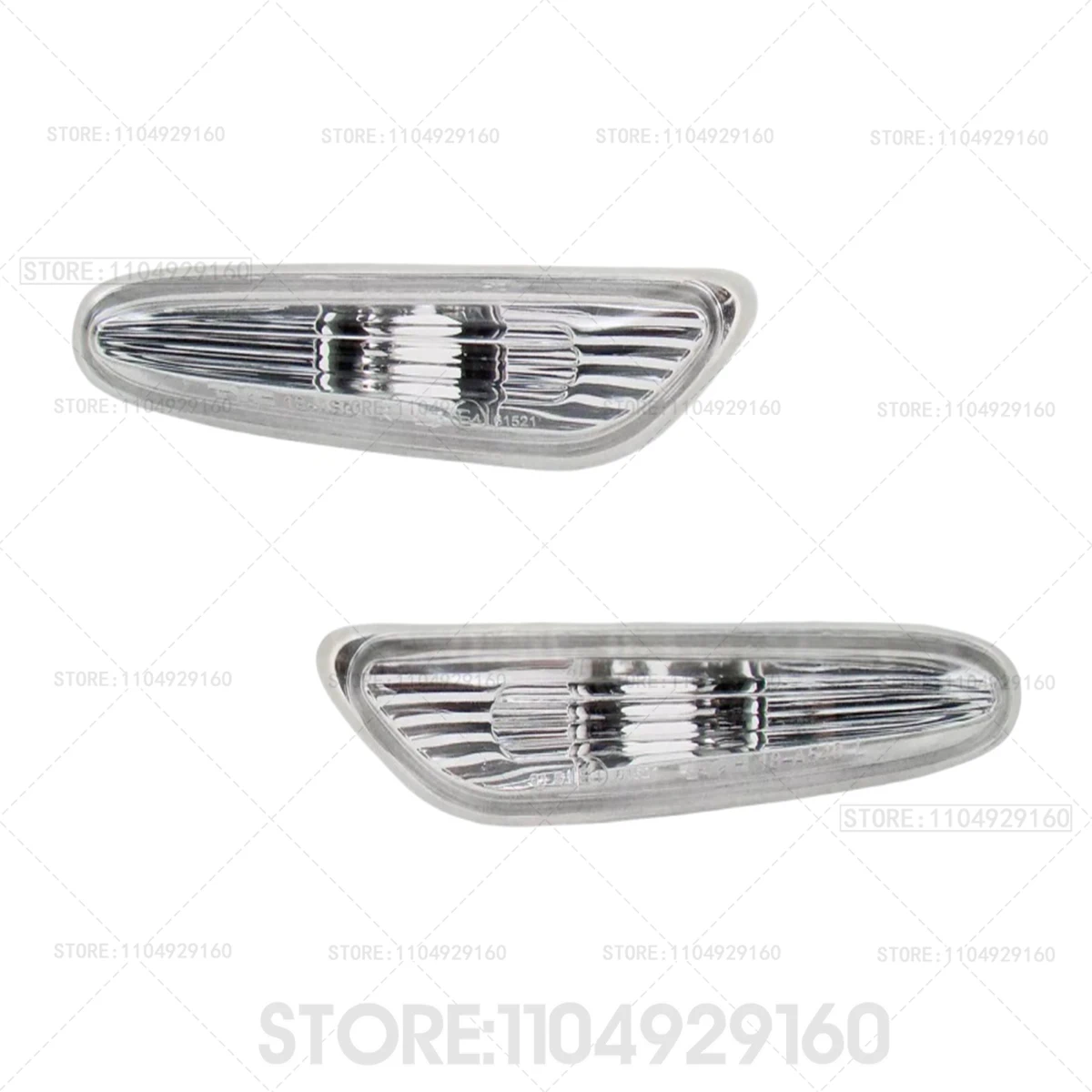 2004-2010 BMW 525i 528i 350i 535i 545i 550i M5 (E60 E61) サイドマーカーライトターンシグナルインジケーター 63137165741 63137165742