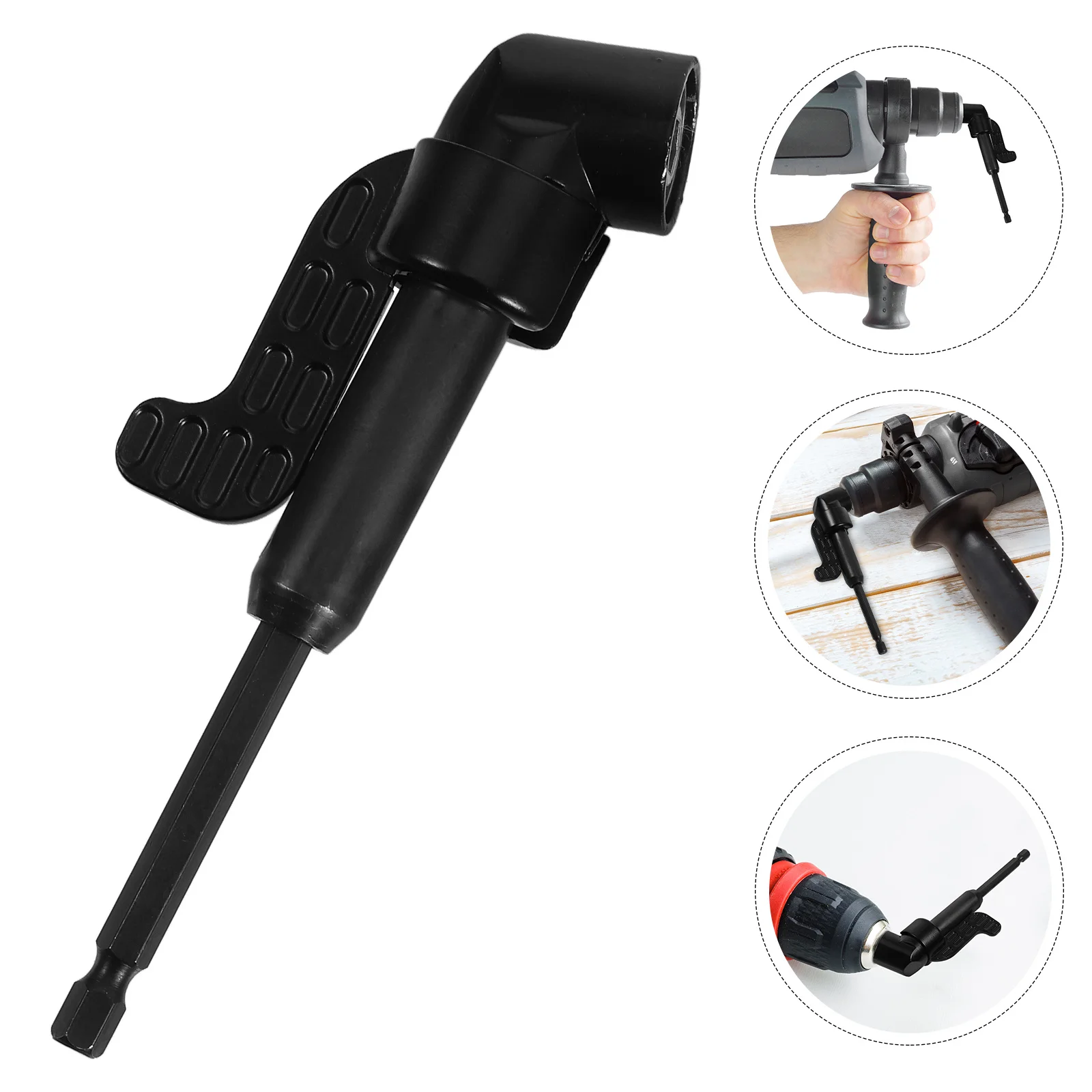 

105 Degree Right Angle Drill Adapter Magnetic Screwdriver Extension Quick Connect Socket Adapter for Electric Drill Tools