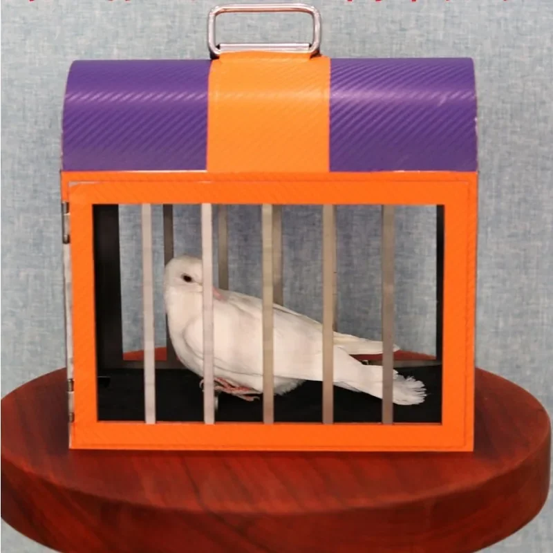 Dove To Rabbit Large-scale Stage Illusion Magic Tricks Visual Transformation From Dove Cage To Rabbit Cage Illusions Magic Props
