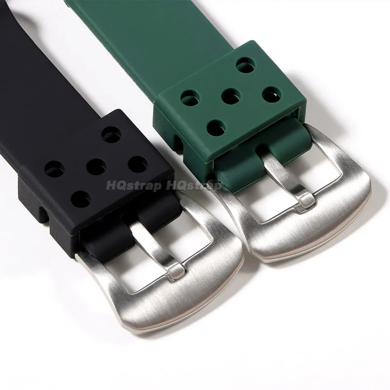 สายซิลิโคน 20 มม.22 มม.ยางนุ่มสําหรับ Seiko SKX007 009 สร้อยข้อมือกันน้ําดําน้ํา Writsband กีฬานาฬิกา