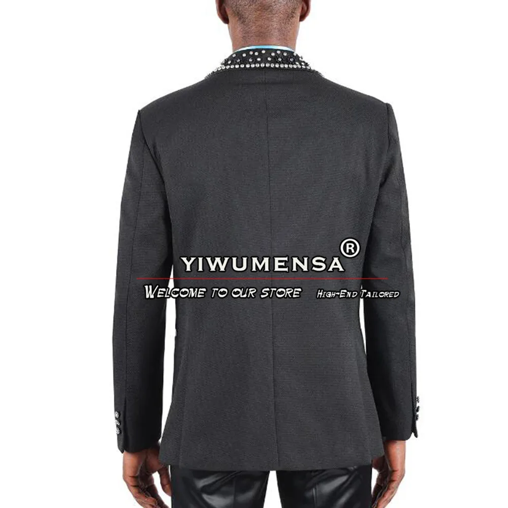 Veste de Luxe Imbibée Citrobeads pour Homme, Smoking de Mariage, Coupe Cintrée, Blazer de Bal de Marié Personnalisé, Costume de Soirée, Zones Me