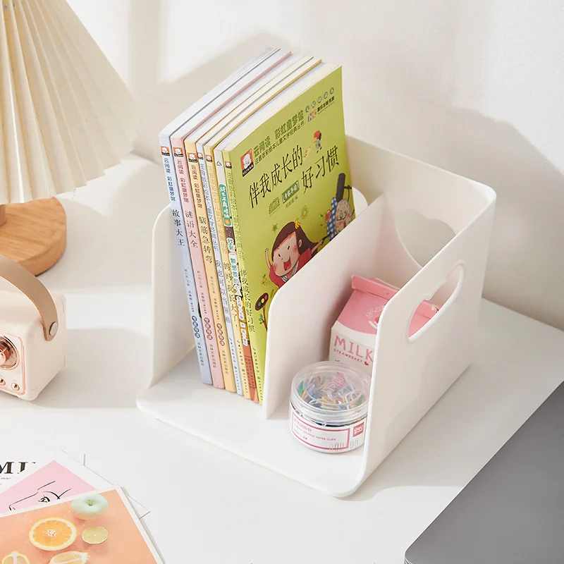 Desktop Bookshelf Book Stand Organizer Storage Rack Office Stationery Gift