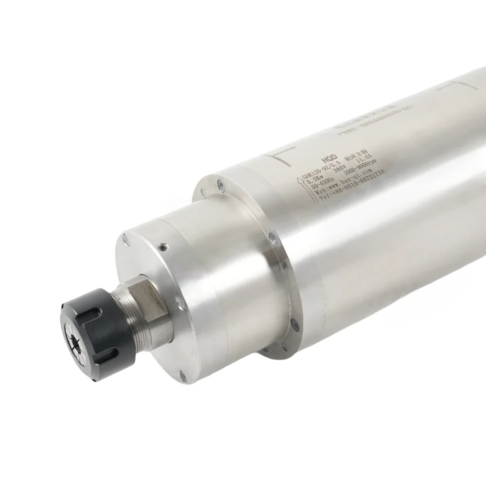HQD 5.5KW 9000RPM محرك المغزل المعدني والحفر باستخدام الحاسب الآلي GDK125-9Z/5.5