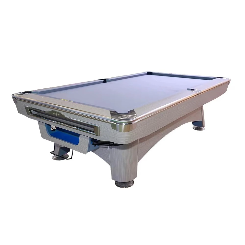 Professional Factory Direct Sale Luxury Solid Wood American 9ft Billard Pool Table with Ball Return Customizable for Home Use