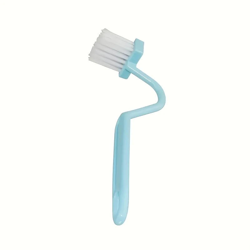 1 Blue V-Shaped Toilet Brush: Innovative S-Shaped Arc Design For Efficient Cleaning Of Toilets