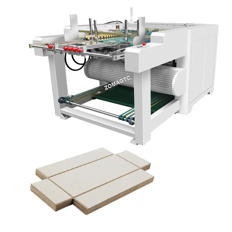 Automatic Paperboard Slots Grooving and Cutting Machine Cardboard V Grooving Box Making Machine