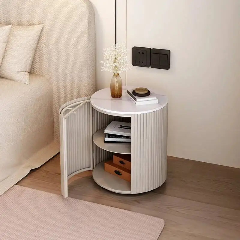 

Quality Luxury Table Night European Delicacy Simple Nordic Bedside Storage Premium Glamour Mesitas De Noche Bedroom Furniture