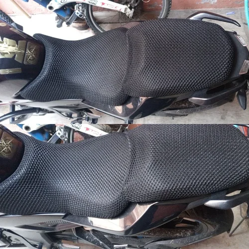 Imagen 2 del producto Para Bajaj Pulsar RS200 RS N250 NS125 NS200 NS250 NS accesorios de motocicleta funda de cojín de asiento protección antideslizante funda de asiento