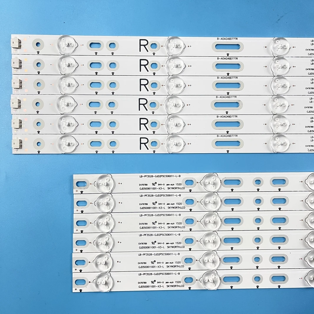 Imagem -02 - Tira de Luz de Fundo Led para Lc50lb370u 50pfk4509 50pfh5300 50pft5300 50pfl6340 50pfl6540 50pft6510 50pfl6340 50pfh4009 Lb50039