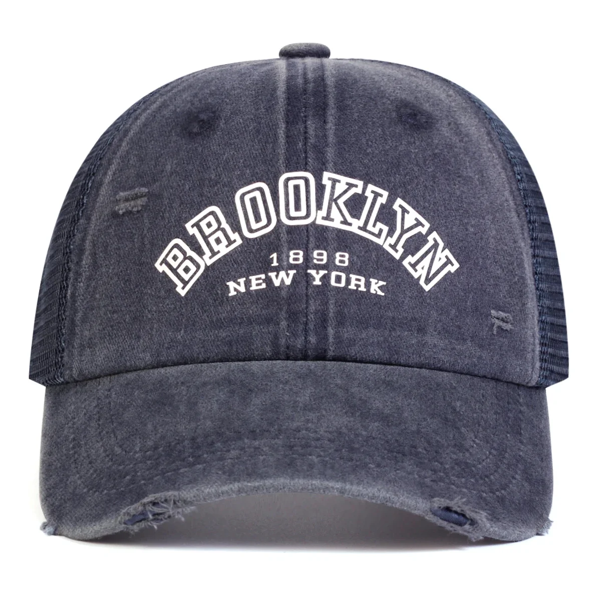 للجنسين بروكلين إلكتروني طباعة غسل قبعات البيسبول صافي قبعة الهيب هوب الربيع الصيف في الهواء الطلق قابل للتعديل قبعات عادية قبعة واقية من الشمس