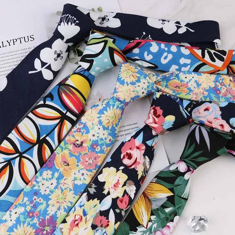 

Fragmented flower men's casual 6cm hand tied tie, cotton cloth, small flower trendy clothing accessories, suit, formal dress, pa