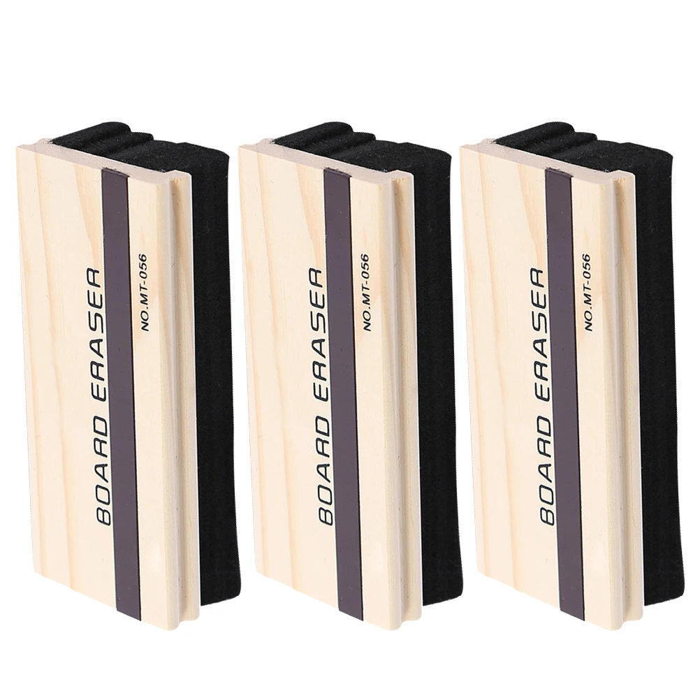 

3 Pcs Eraser Dry Erasers Clean Whiteboard Magnetic Blackboard Cleaner for Kids Students Chalkboard Eraser Office Use