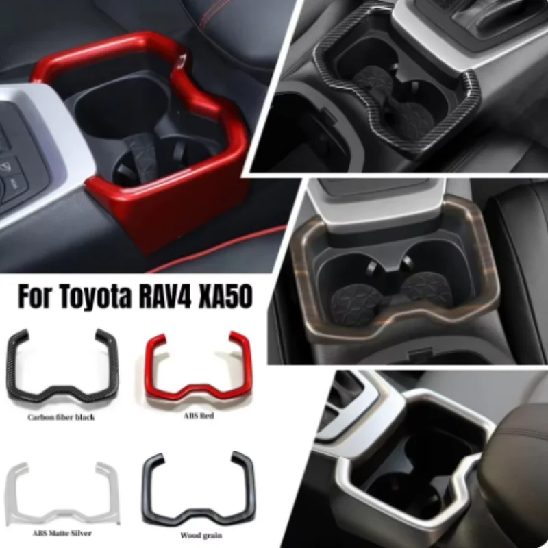 

For Toyota RAV4 2019 2020 2021 2022 2023 Car Inner Trim ABS/ Center Console Middle Front Shift Cup Gear Armrest Box Frame