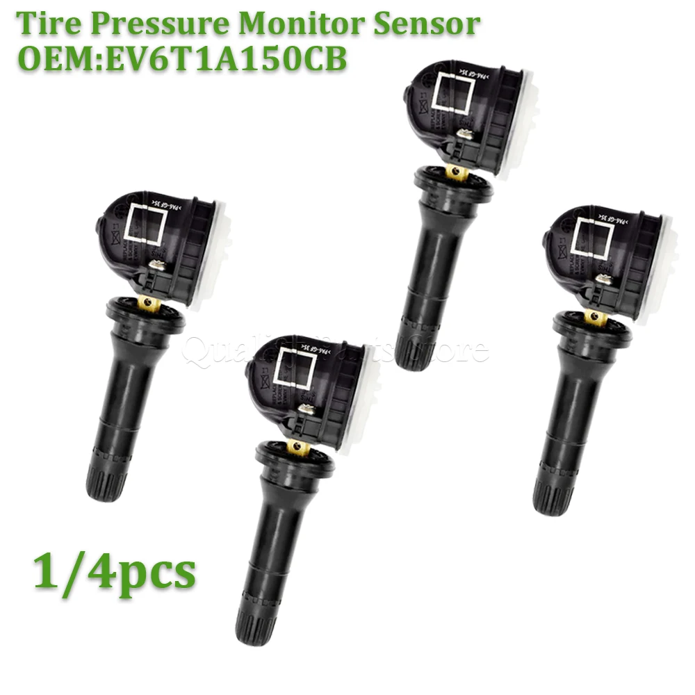 New 1/4pcs For Ford Ecosport Escape Fiesta Focus Kuga Mondeo Ranger Tire Pressure Monitor Sensor EV6T-1A180-CB EV6T1A150CB