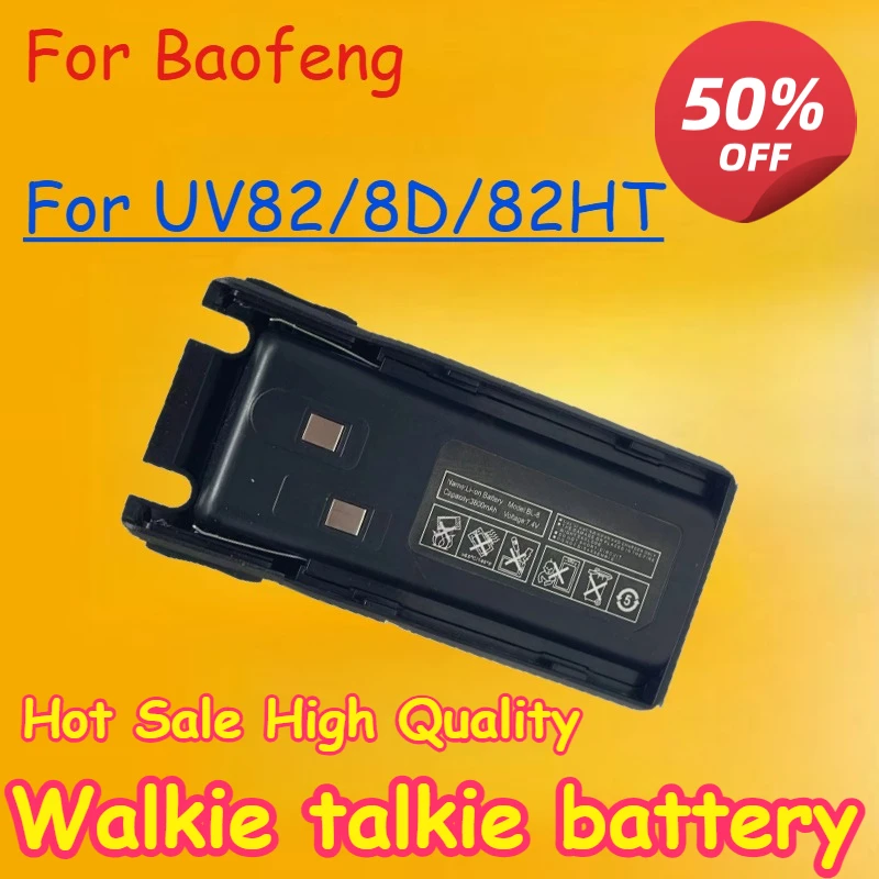 

For Baofeng UV-8D UV-82HP UV-8D UV-82WX UV89 UV-82 Li-ion Battery USB-C Type-C Charger 2800/3800mAh BL-8 Two Way Radio