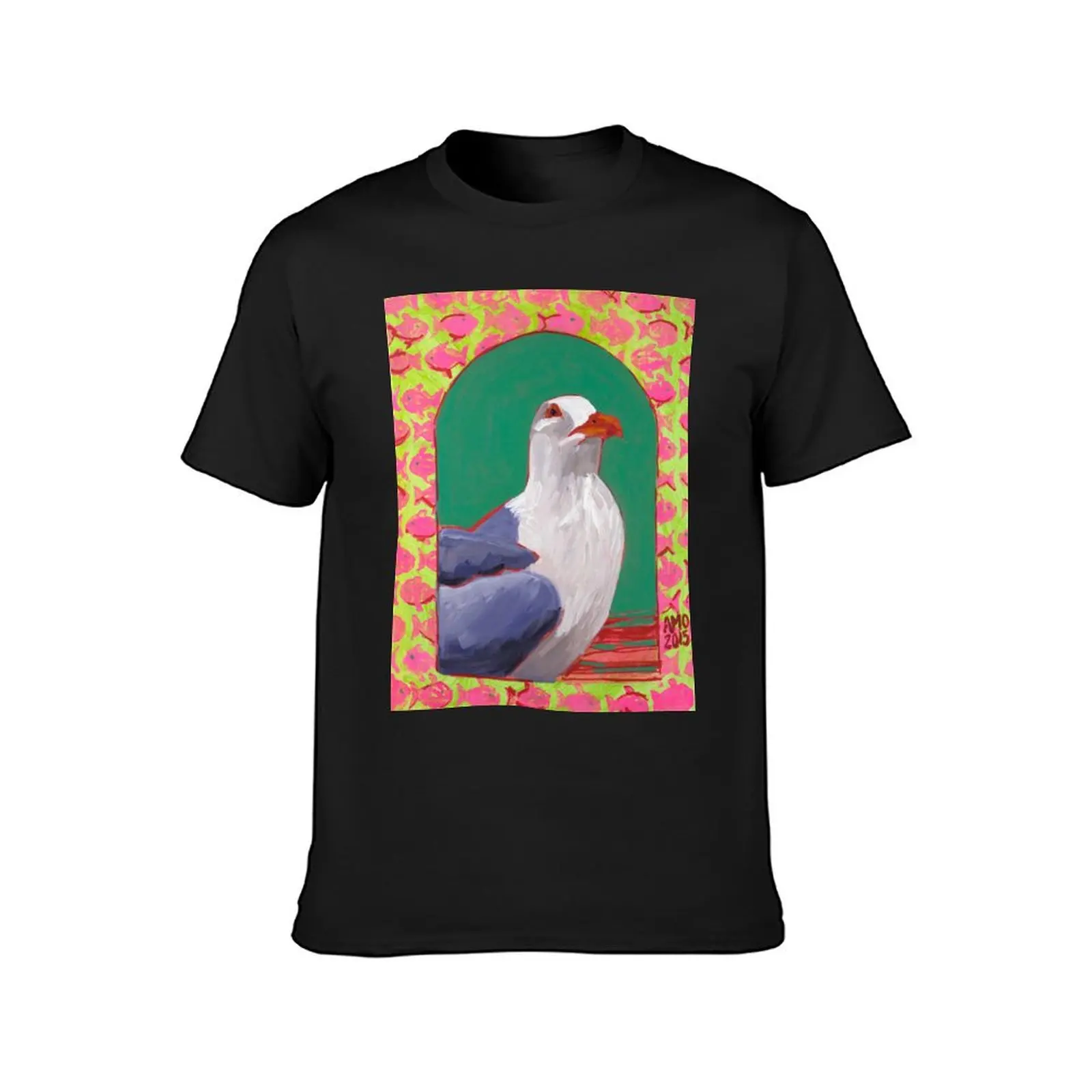 Seagull Fish Wish T-Shirt cute tops graphics customizeds oversized t shirt men