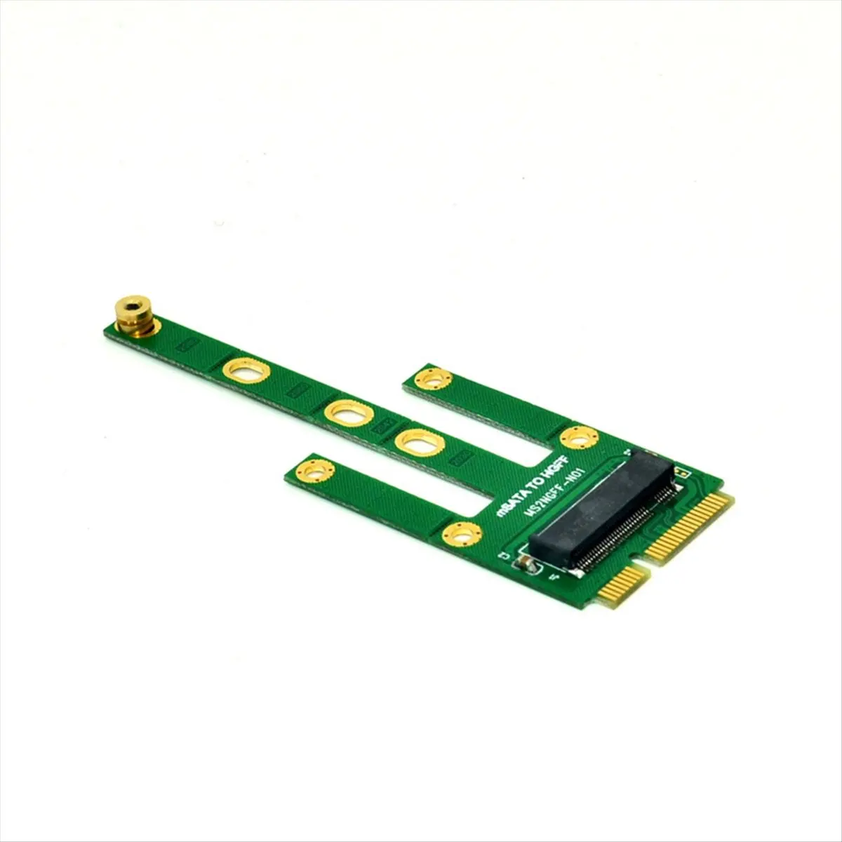 ABAN MSATA to M.2 NGFF Adapter Convert Card 6.0Gb/S NGFF M.2 SATA-Bus SSD B Key to MSATA Male Riser M.2 Adapter for M2 SSD view 5