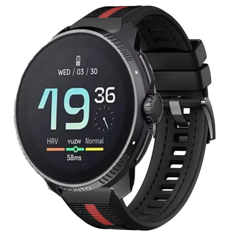 22Mm Silicone Strap…