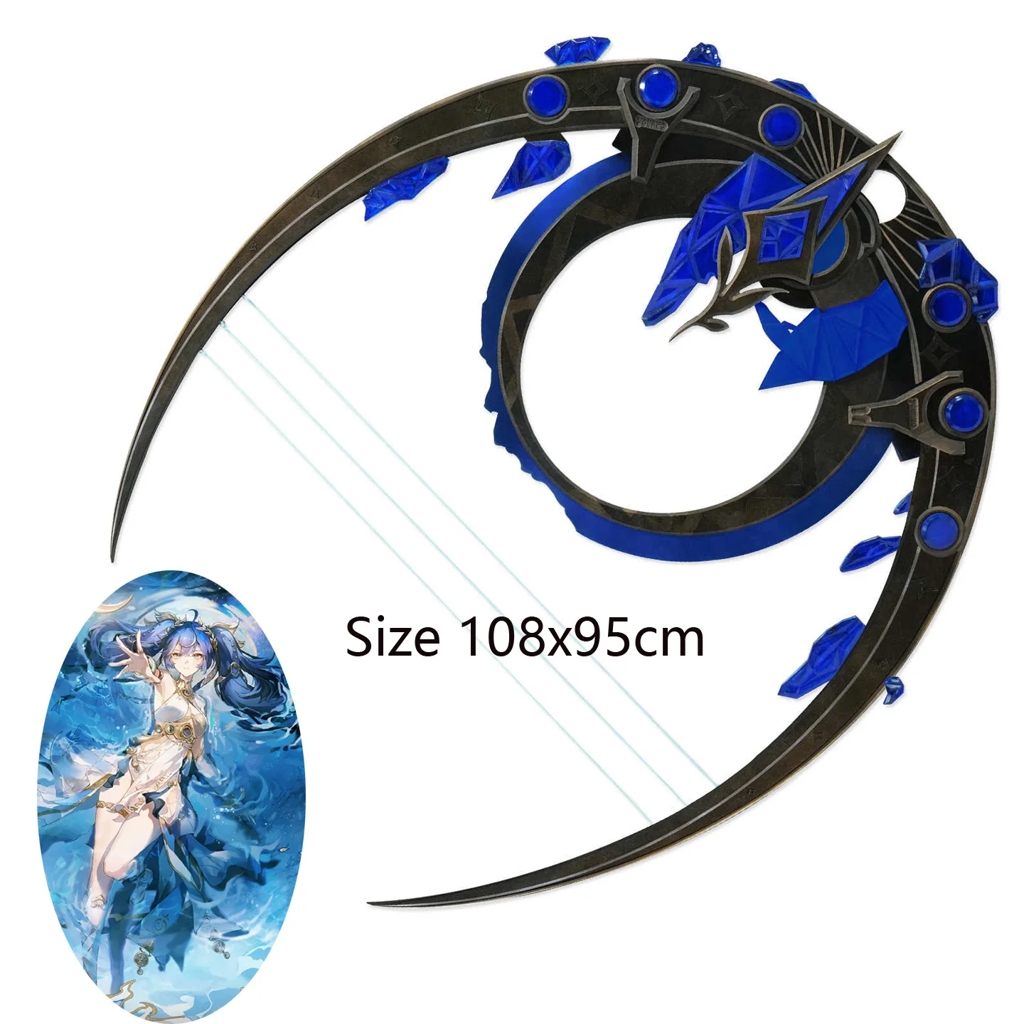 لونو كوس أسلحة القوس لعبة Wuthering Waves تأثيري الدعائم هالوين عيد الميلاد حفلة تنكرية زي التبعي #1