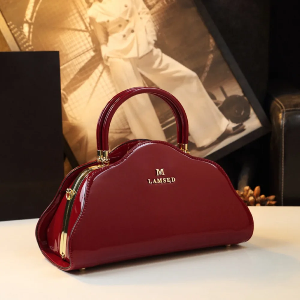 

Модная сумка-облако из лакированной кожи 2026 года, наплечная сумка для женщин, из натуральной кожи, класса люкс, модная