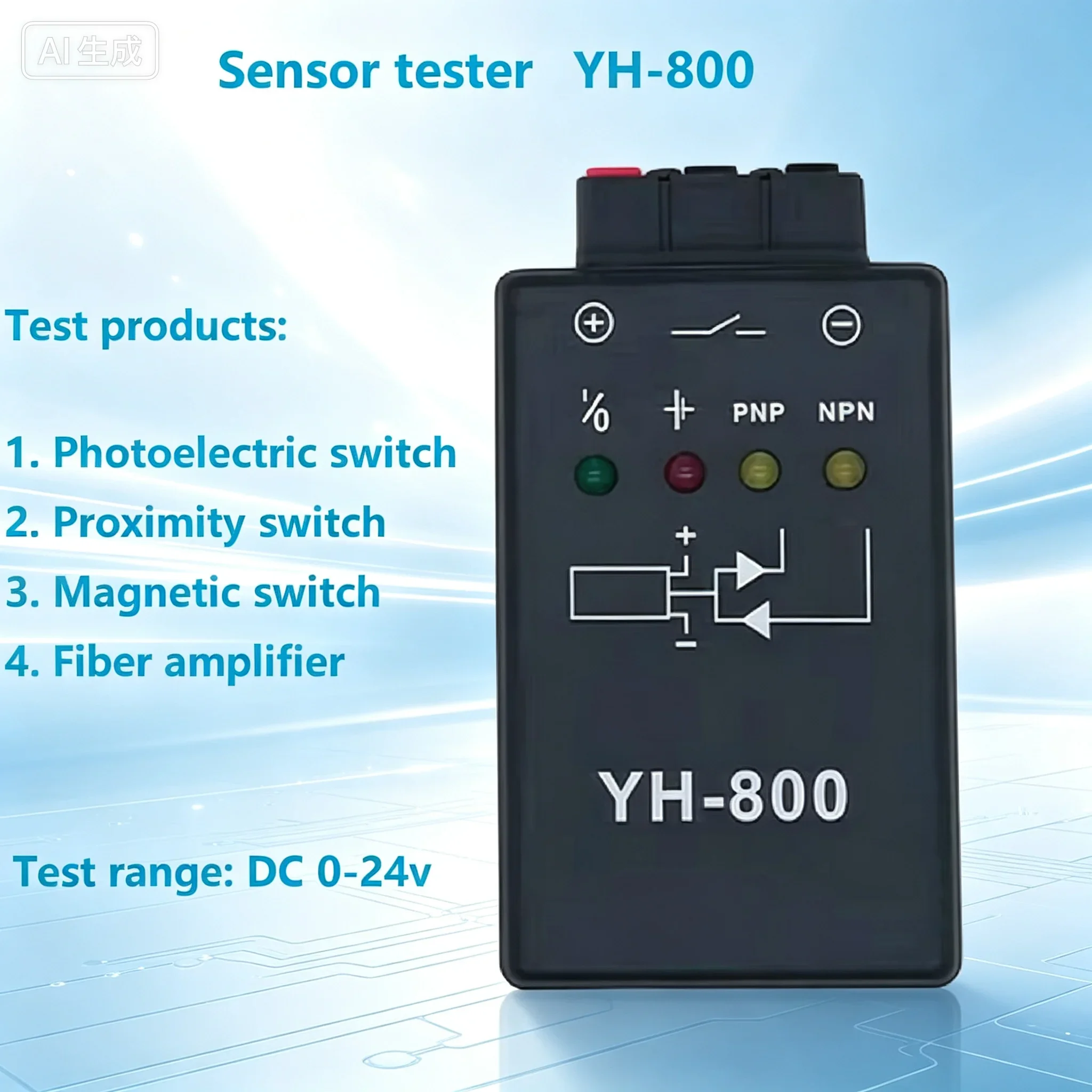Professional Sensor Tester for YH-800 Photoelectric Switch, Proximity & Magnetic Switch