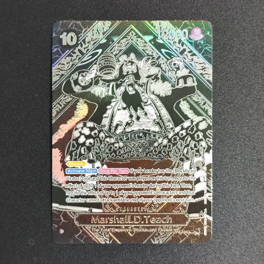 ONE PIECE CARD Game Gold Manga Teach Ruffy Op09-093 OP05-119 SEC Englische Sammlung OPCG Anime-Karten