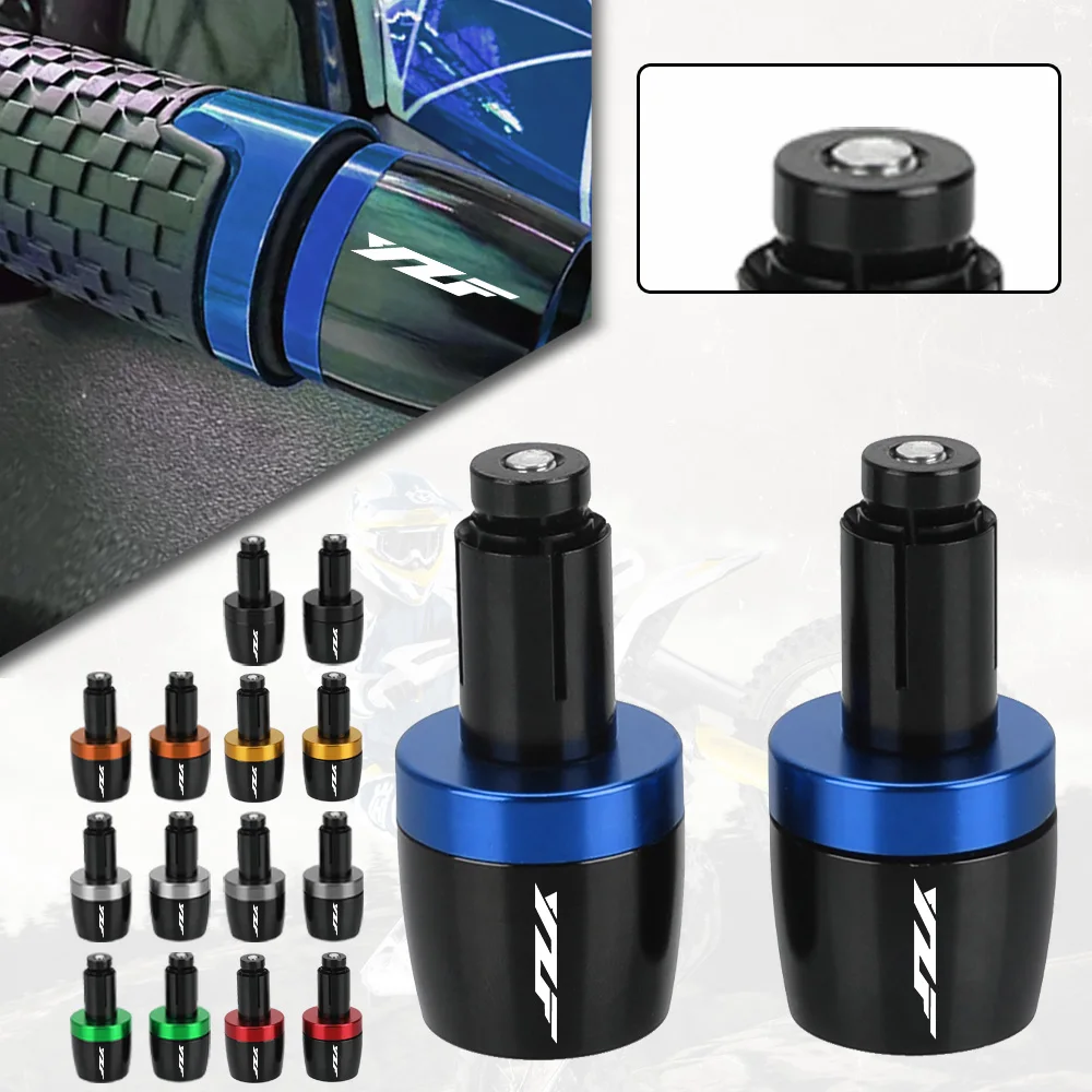 For Yamaha YZF R1 YZFR3 YZF R6 YZF R7 R25 YZF~R125 R15 V3 Motorcycles Handlebar Grips Bar Ends Cap Counterweight Plug Slide 22MM