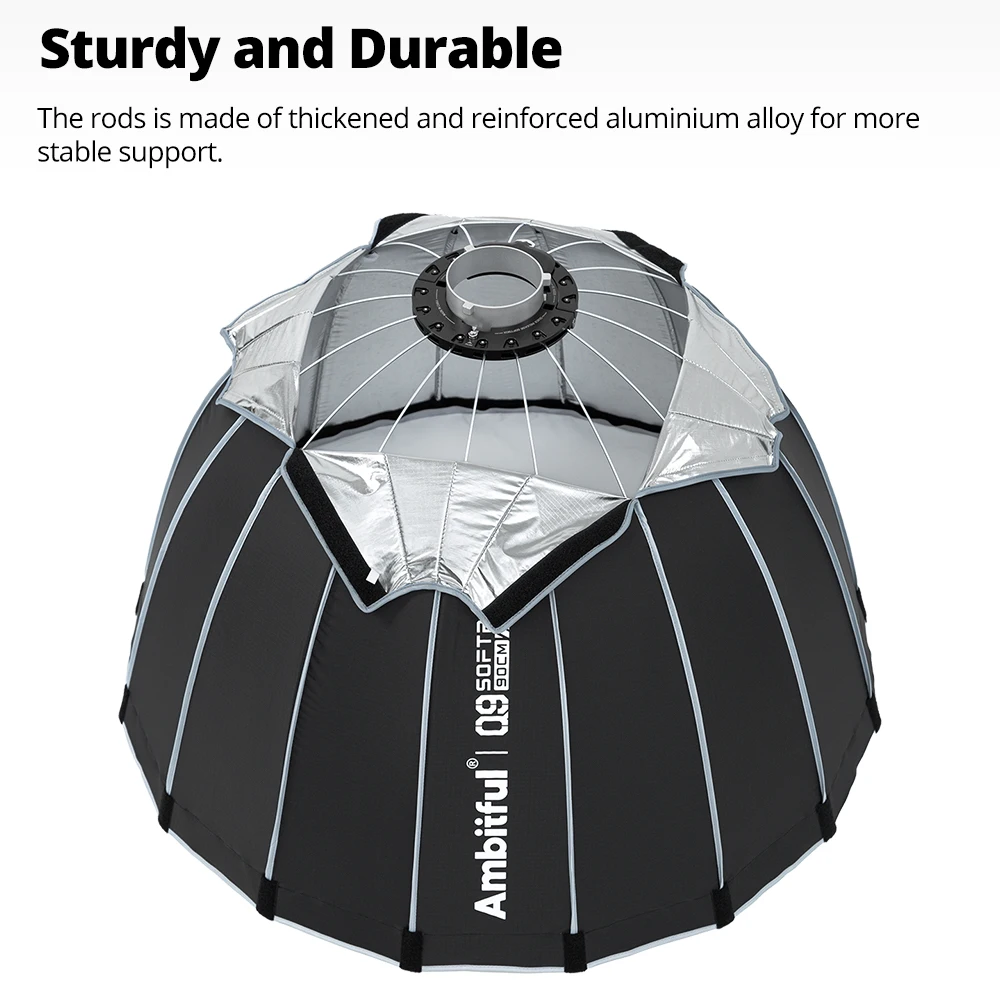 Ambitful Q9-60 60 سنتيمتر Q9 سلسلة سوفت بوكس جديد بسرعة الافراج عن مكافئ عميق سوفت بوكس العسل شبكة ل بوينز جبل فلاش مصباح ليد