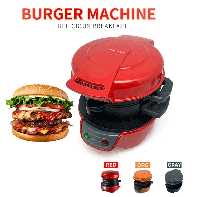 

Household Breakfast Machine Hamburg Sandwich Maker With Egg Cooker Ring Bread Sandwich Food Machine Waffle Home Burger Machine