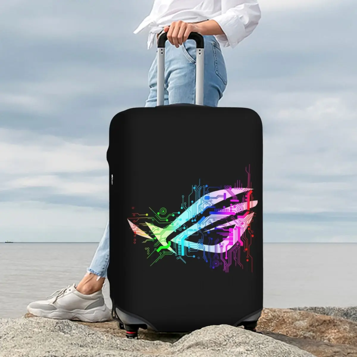 غطاء حماية مرن لحقيبة السفر من Asus Rog مقاس 18-32 بوصة