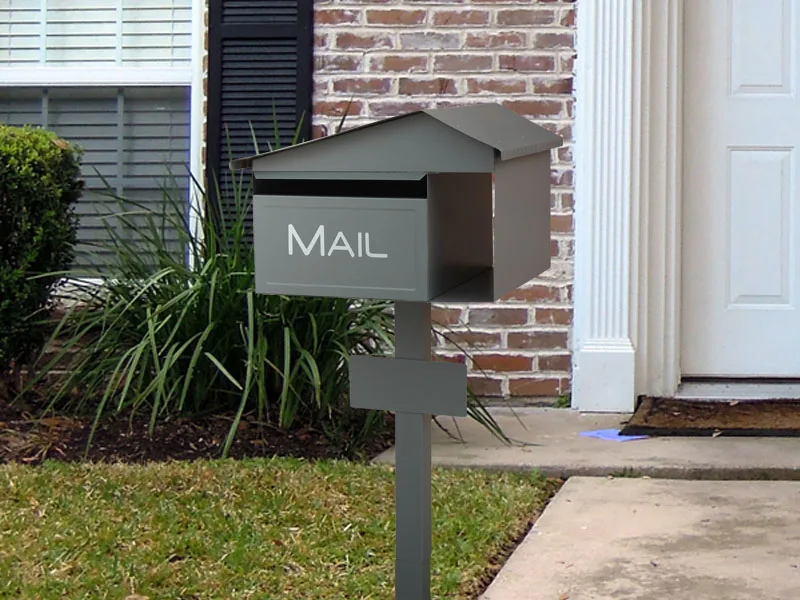 1056 Australian pole style mailbox villa mailbox outdoor mailbox garden decoration message box