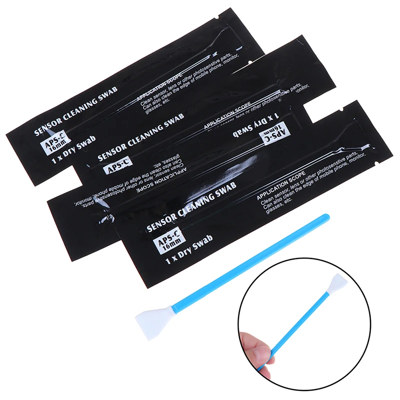 5Pcs Sensor Cleaning Kit CMOS CCD Cleaner SWAB For Nikon For Canon Camera DSLR