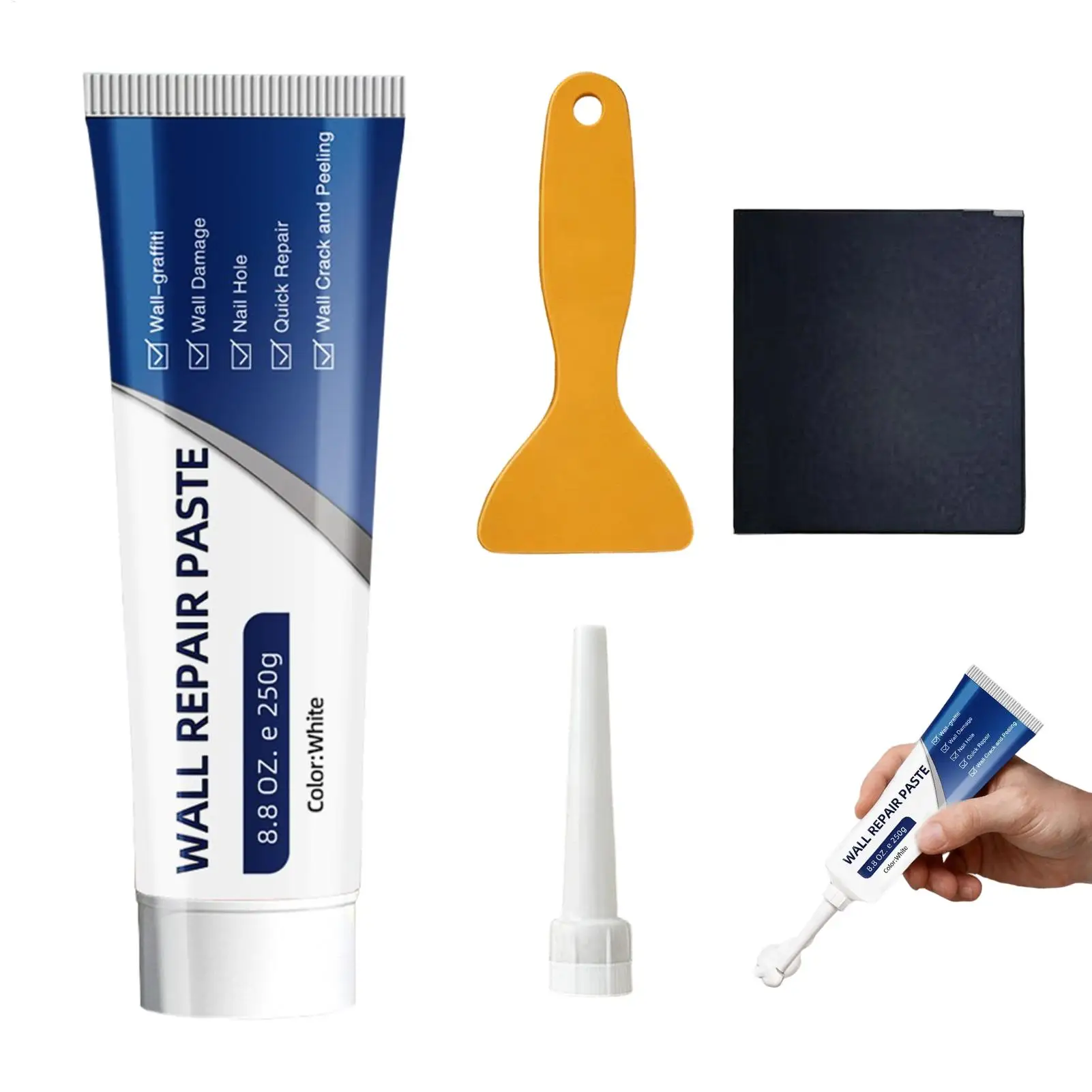 Dry Wall Patch Repair Kit 260g Wall Mending Agents Waterproof durable Quick-Drying Paste Concrete Sealant Restore Smoothness