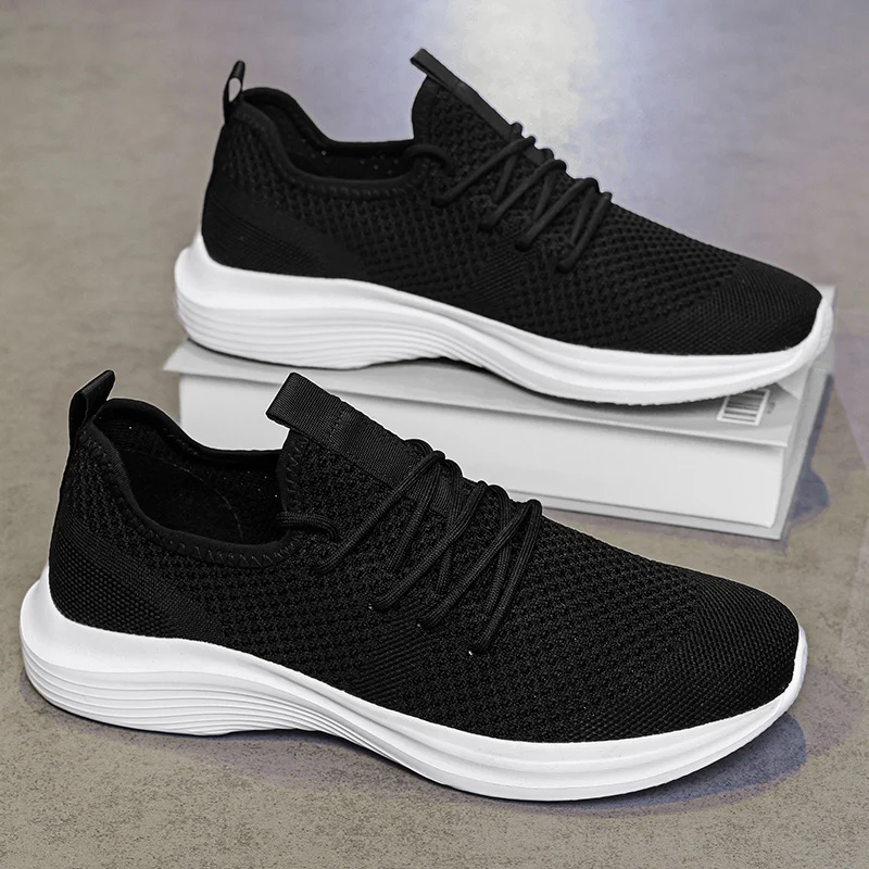 Zapatillas de correr para hombre, parejas, nuevas zapatillas ligeras de primavera, suela suave antideslizante, calzado deportivo informal transpirable que absorbe los golpes